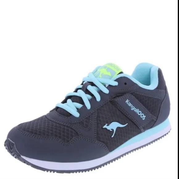 KangaROOS Women's Blue Sneakers - Picture 1 of 11